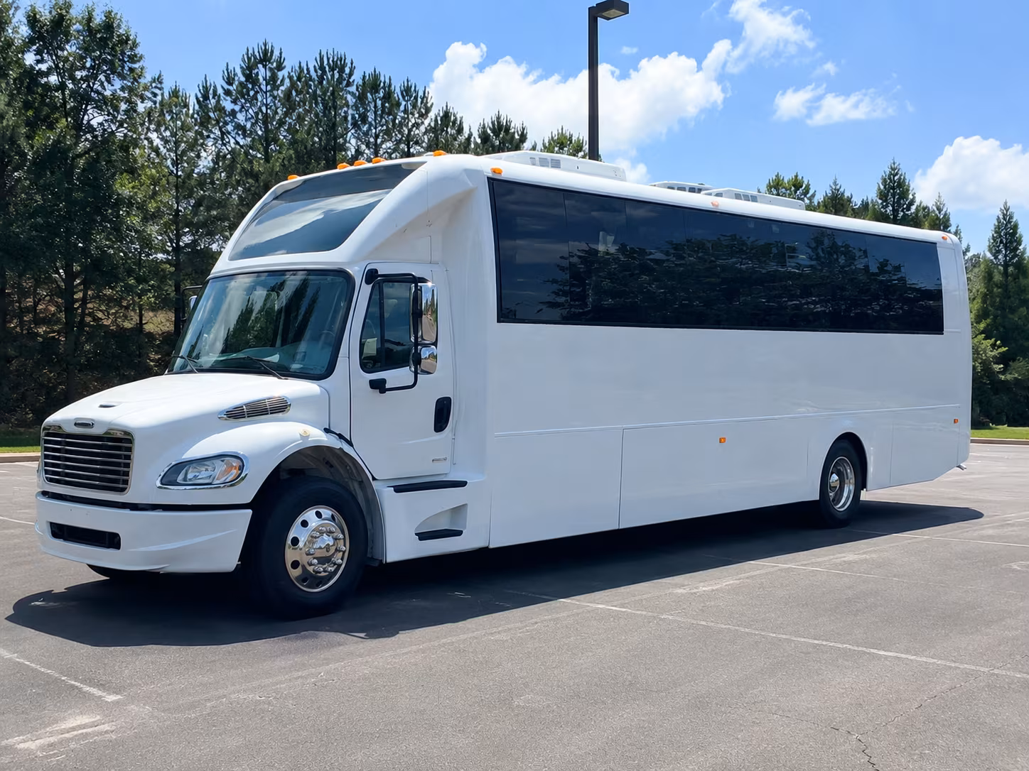 concert group transportation buses along the virginia beach boardwalk and resort strip
