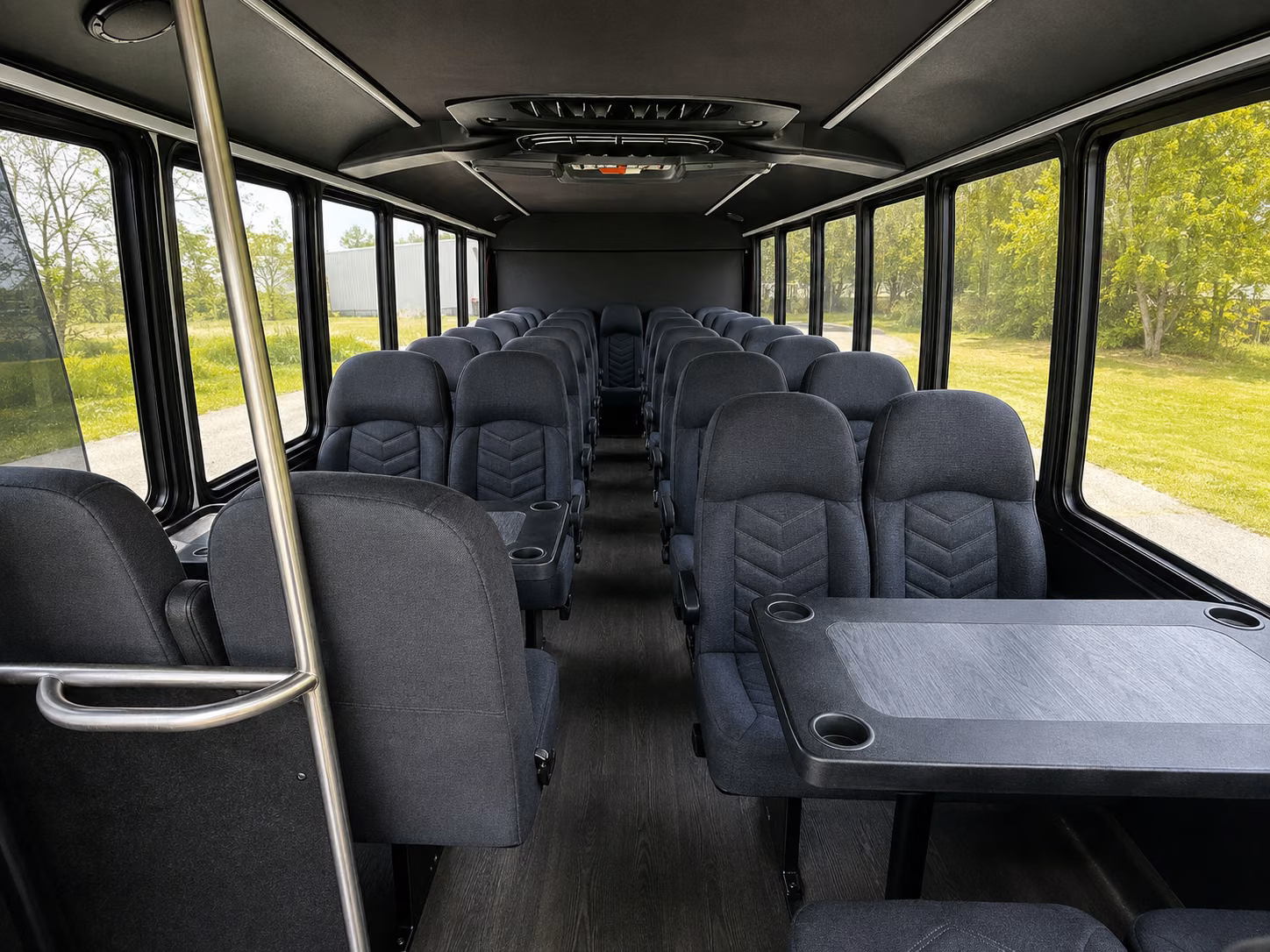 virginia beach 20 passenger minibus inside