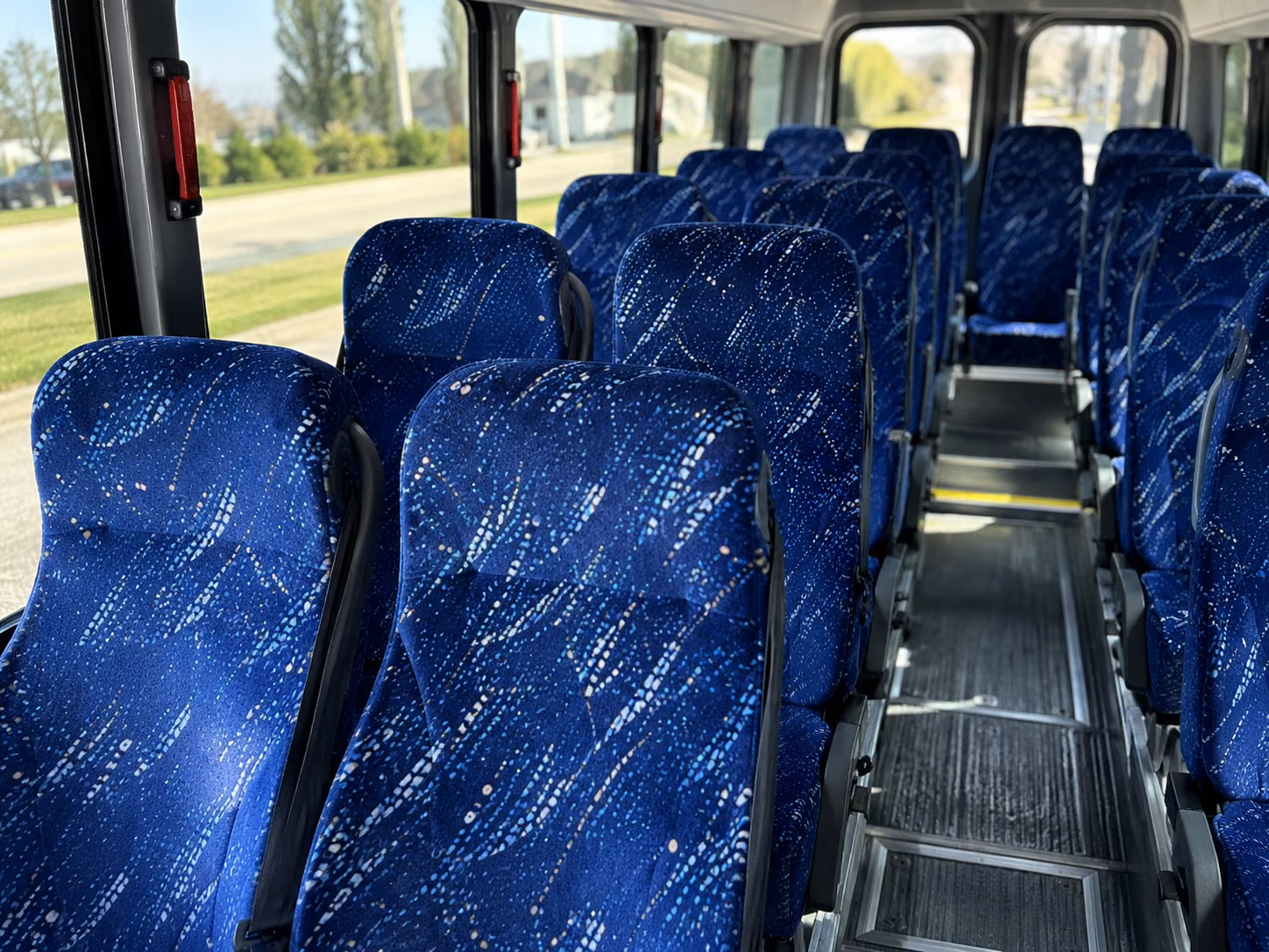 virginia beach 20 passenger minibus interior