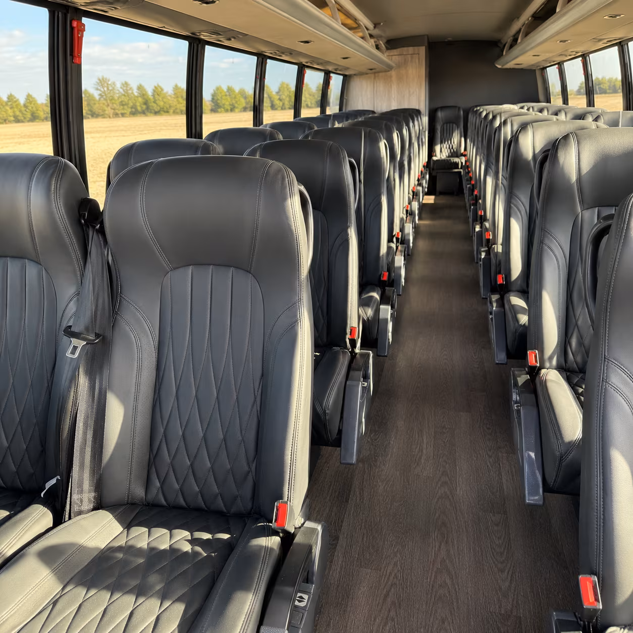 virginia beach 30 passenger minibus inside