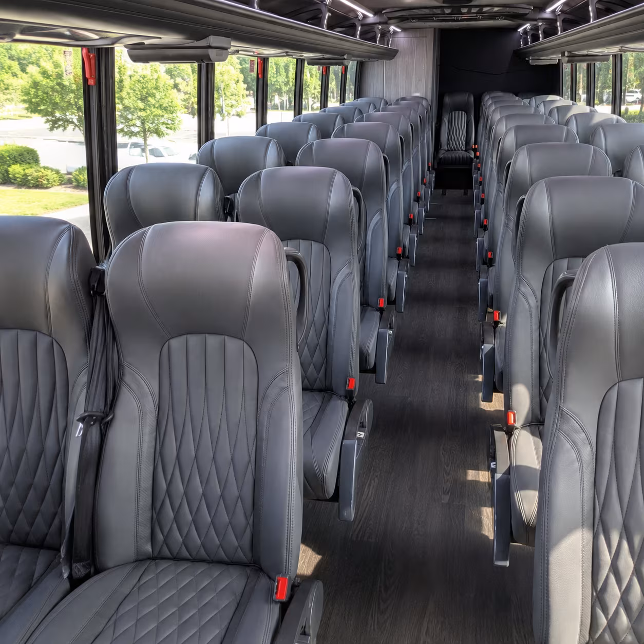 virginia beach 30 passenger minibus interior