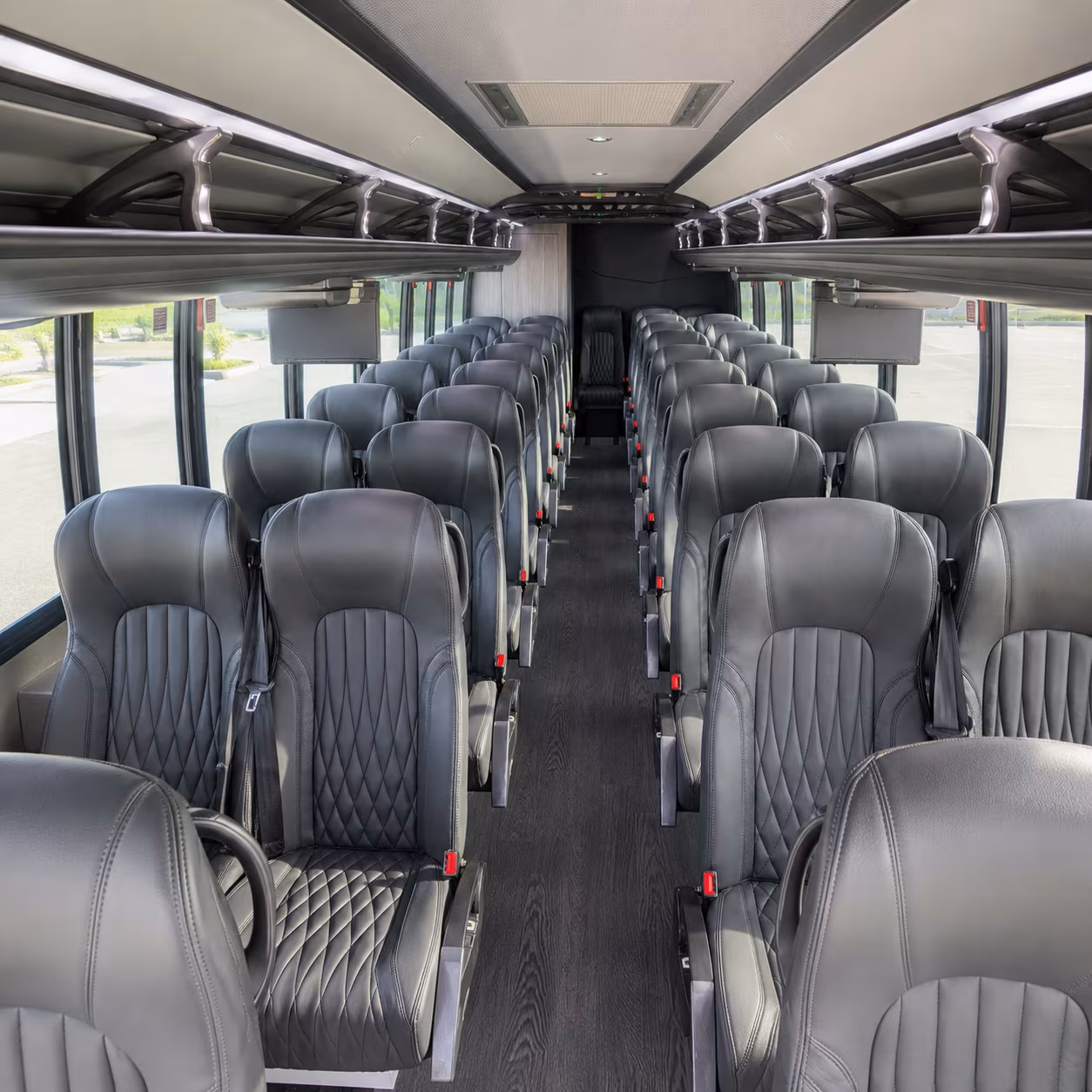 virginia beach 35 passenger minibus inside
