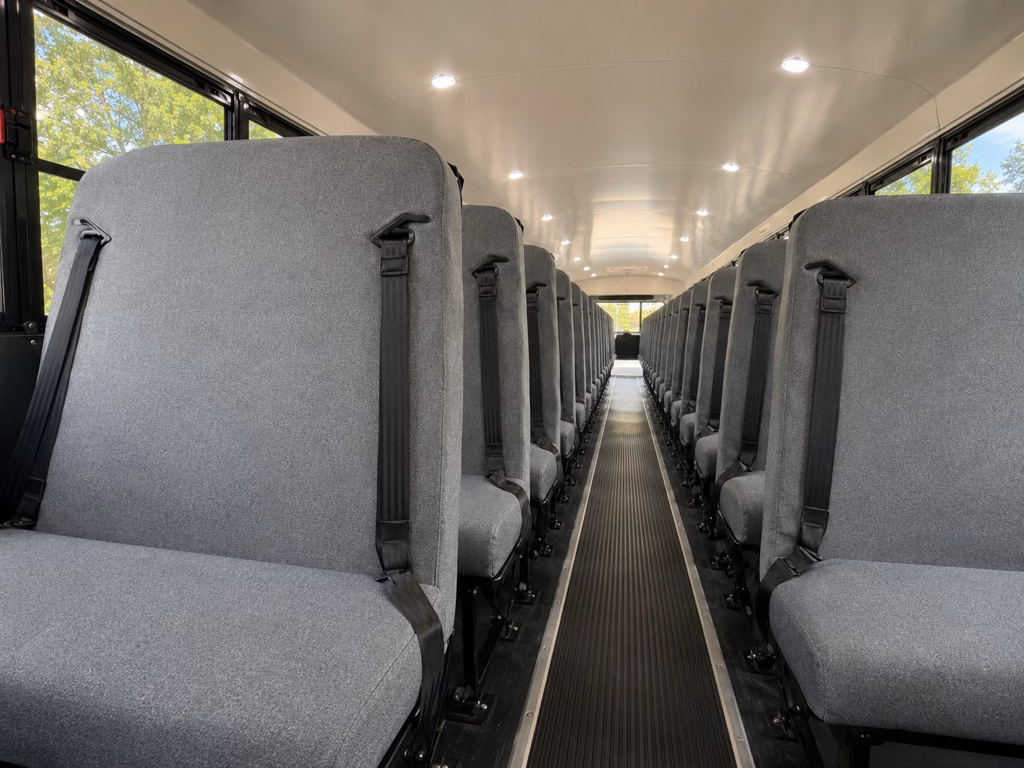 virginia beach school bus inside