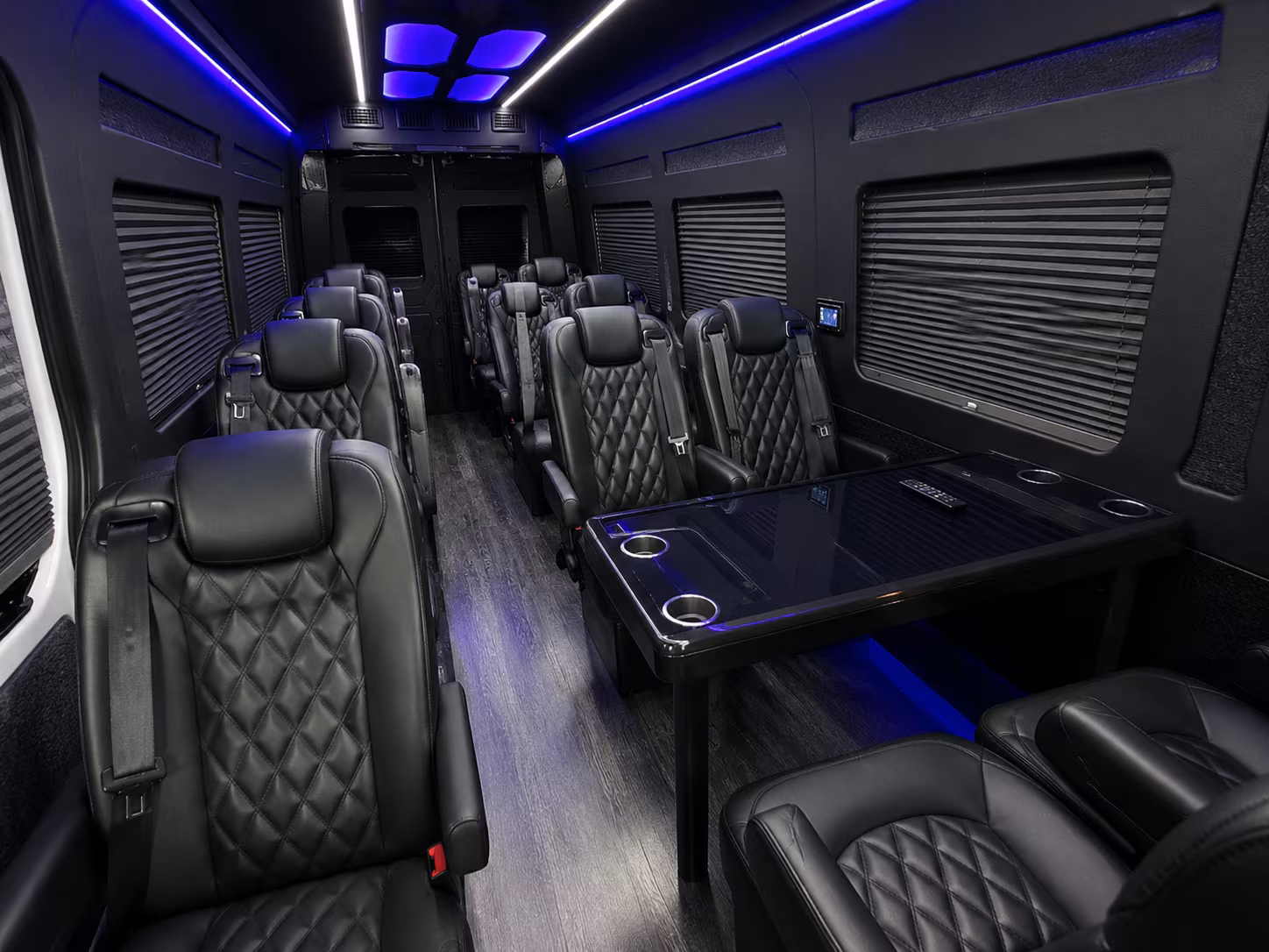 virginia beach sprinter van with driver interior